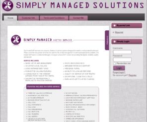 simplymanagedsolutions.com: Welcome to the Frontpage
Joomla! - the dynamic portal engine and content management system