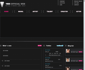 ymn.bz: 株式会社ＹＭＮ | 株式会社ワイエムエヌ
モデル、タレント、アーティストのマネージメント事務所