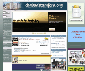 chabadnewengland.org: Chabad of Stamford -The Chabad Jewish Center for Life and Learning
Chabad of Stamford -Chabad Jewish Center For Living Judaism, for Children and Adults including  Classes on Judaism in Stamford Connecticut