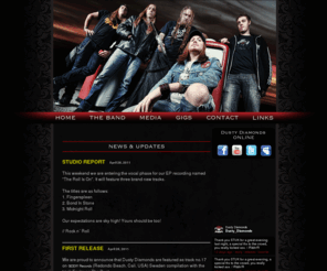 dusty-diamonds.com: Dusty Diamonds Official Website - Grand Rock and Fn´ Roll
The official website for Dusty Diamonds, the Grand rock and roll band from Sweden, featuring news, tour dates, music, photos and videos.