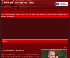 fabchiro.com: Plainview chiropractor, Dr. Barry Fabrikant, Chiropractic,  NY, New York
Dr. Barry Fabrikant is located in Plainview, and specializes in chiropractic services for Plainview and surrounding areas.  Dr. Barry Fabrikant is a well-trained Plainview chiropractor providing excellent service.