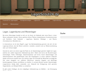 lagerscout24.com: LagerScout24.de
Eine kurze Einführung in das Thema Lager.