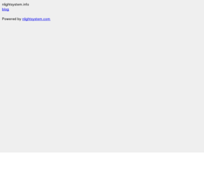 nlightsystem.info: nlightsystem.info / Top
nlightsystem.infoに関する情報をお届けします