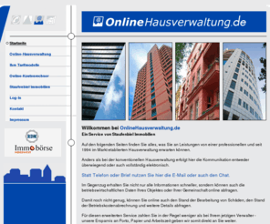 online-hausverwaltung.net: Online-Hausverwaltung.net
Die moderne Art der Hausverwaltung bietet Staufenbiel Immobilien unter online-hausverwaltung.net, die Abwicklung aller Prozesse erfolgt überwiegend oder vollständig elektronisch. Die Ersparnis an Porto, Papier und Arbeitszeit wird direkt an den Kunden weitergegeben.