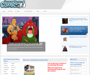 saturdaymorningcomics.net: Welcome
Your friendly neighborhood (online) Comic Shop! Come in and chat for a while. No Ads! Fair prices! Easy navigation! More than comics!