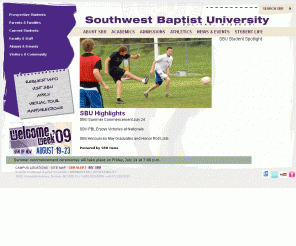 sbuniv.edu: Southwest Baptist University
Southwest Baptist University is located in Bolivar, Missouri. Southwest Baptist University is a Christ-centered, caring academic community preparing students to be servant leaders in a global society.