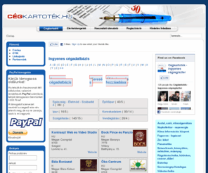cegkartotek.hu: Ingyenes cégadatbázis
Cégkartoték. Ingyenes cégregiszter, cégadatbázis, cégkereső. Ingyenes cégadatbázis  