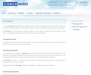 coachmadrid.com: CoachMadrid - CoachMadrid
CoachMadrid, Coaching y Formación especializada con los más altos estándares de calidad y ética profesional, dirigida a Directivos y Coaches que busquen la más alta qualificación.