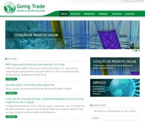 goingtrade.com.br: Going Trade
Importação e Exportação