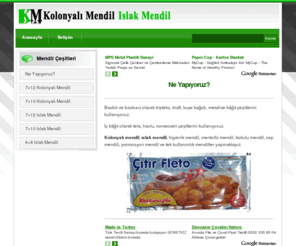 kolonyalimendil.info: Kolonyalı mendil, kokulu hijyenik mendil, ıslak mendil, mentollü mendil, paketleme
Kolonyalı Mendil | Islak Mendil | Kokulu Mendil | Hijyenik Mendil | Kolanyalı Mendil Mentollü – Mendil Paketleme