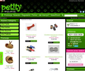 petity.com: Sklep zoologiczny Petity.com
Sklep internetowy z akcesoriami dla zwierzt