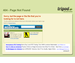 profanetees.com: Tripod - Succeed Online | Error
Tripod is a free web host with easy site building tools for blogs, photo albums, Microsoft FrontPage(®) support, and ftp, as well as a variety of subscription packages to choose from. Features include safe and reliable hosting, online help, and a variety of tools and services to give the flexibility you need.
