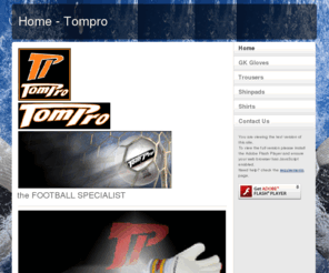 tompro.biz: Home - Tompro
