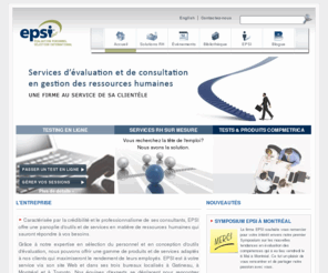 epsi-inc.net: EPSI - Services d'évaluation et de consultation en gestion des ressources 
humaines
Spécialisée dans l'évaluation des talents, EPSI est un leader dans son domaine