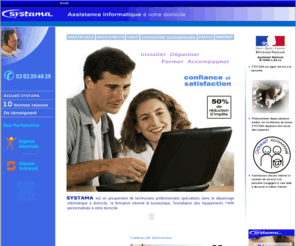 mouvementsolidaire.com: SYSTAMA France Accueil
Page d'accueil Assistance informatique Ã  domicile