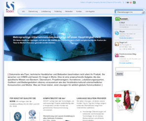 soget.de: Soget - Dienstleister für Übersetzungen und Fremdsprachen-Services
 : Übersetzung, Lokalisierung, DTP und Druck in sämtlichen Sprachen.
      
      
      
      
      
      
      
      
      
      
      
      
      
      
      
      
      
      
      
      
      
      
      
      
      
      
      
      
, azienda, -