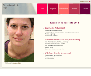 christiane-lutz.net: Christiane Lutz, Opernregisseurin
Homepage der Opernregisseurin Christiane Lutz