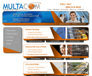 ipv6-colocation.com: Dedicated Server, Dedicated Servers, Colocation, Dedicated Web Server Hosting, Linux Dedicated Server, Unix Dedicated Server, BSD Dedicated Server, Windows Dedicated Server, MULTACOM We Make The Net Work.
Dedicated Server and Colocation services from MULTACOM. MULTACOM Offers a full line of Hosting Services for business of all sizes.