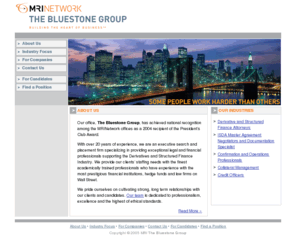 mrilegal.com: The Bluestone Group
The Bluestone Group is an executive recruiting firm specializing in careers in finance.