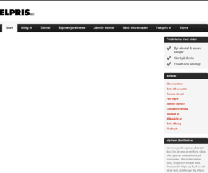 elpris.biz: Elpriser jämförelse - Jämför elpriser & elavtal för billig el
Hitta det billigaste elpriset genom att jämföra elpriser. Vi hittar det billigaste elavtalet åt dig. Kostnadsfritt, snabbt och enkelt.