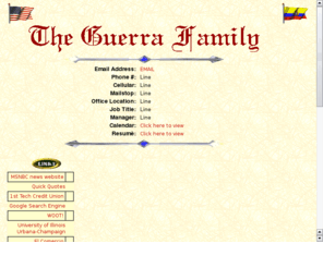 guerra-family.com: The Guerra Family's Homepage
guerra-family.com