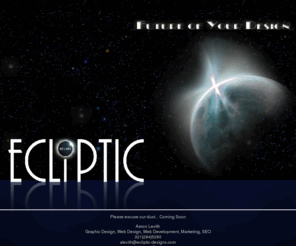 katielevith.com: Ecliptic Designs - Largo, Florida, Websites, Web Design, Graphic Design, Maintenance, Marketing, Flyers, Business Cards, and Custom Designs
