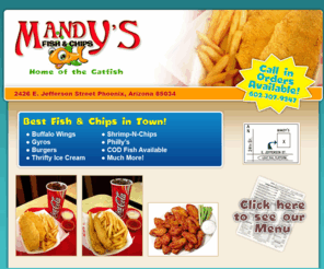 mandysfishandchips.com: Mandy's Fish and Chips
Best Fish and Chips in Town!