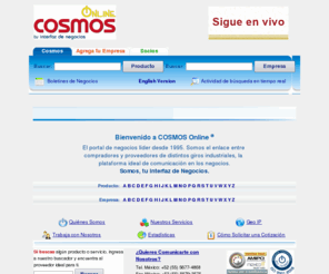 cosmos.com.mx: COSMOS Online® tu interfaz de negocios
COSMOS Online* tu interfaz de negocios