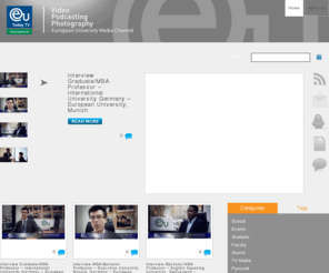 euruni.tv: EU Today TV | European University Video & Podcasting Channel
European University Video & Podcasting Channel