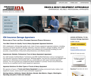 ida-claims.com: IDA Insurance Damage Appraisers specializing in truck and heavy equipment damage appraisals
IDA Insurance Damage Appraisers specializes in heavy equipment and truck insurance damage appraisals in California, Hawaii and Arizona