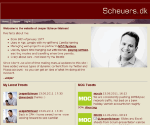 jesperscheuer.com: Scheuers.dk: scheuers.dk
Scheuers.dk - Website for Jesper Scheuer Niesen