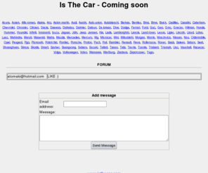 isthecar.com: Is The Car
World Car, World Car Type, Tuning Cars