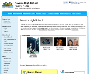 navarrehighschool.org: Navarre High School
Navarre High School is a high school website for Navarre alumni. Navarre High provides school news, reunion and graduation information, alumni listings and more for former students and faculty of Navarre  in Navarre, Florida