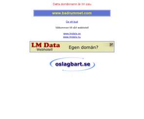 badrummet.com: badrummet.com
badrummet.com Detta domnnamn r till salu