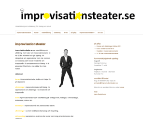 improvisation.se: Improvisationsteater & Improvisation underhållning Stockholm
Vi är ett företag som erbjuder och står för underhållning samt utbildning av Improvisationsteater. Underhåller och utbildar impro i Stockholm!