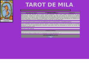 tarotdemila.com: curso talleres tarot mila evolutivo arcanos cartas rider marsella
consultas personales y cursos de tarot evolutivo en valencia y madrid 