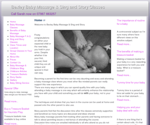 bexleybabymassage.com: Bexley Baby Massage & Sing and Story for Babies
Baby massage classes in bexley and the surrounding areas for new mums.Strengthen the bond with your baby.Buy treasure baskets online.