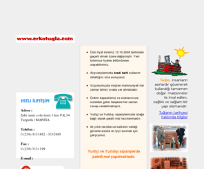erkotugla.com: Erko Tuğla Fabrikası
Erko Tuğla Fabrikası