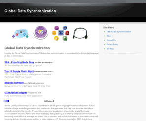 globaldatasynchronization.net: Global Data Synchronization
Looking for Global Data Synchronization? Global data synchronization is considered to be the global language of data or information...