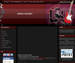 urbanthebest.net: Urban The Best - Musica emergente Italiana - Interviste e video dei nuovi artisti e delle nuove band italiane
Urban The Best - Musica emergente Italiana - Ascolta le interviste, guarda i video e leggi le notizie sugli artisti emergenti e sulle nuove band della musica italiana - powered by radio gibson