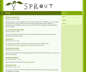 sprout.org: Sprout : All Blogs
description