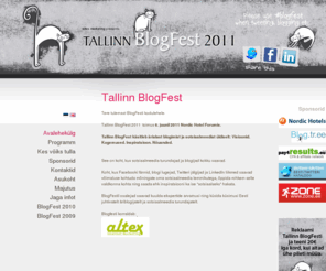 tallinnblogfest.com: Tallinn BlogFest 2011
