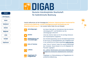 heimbeatmung.de: DIGAB - Aktuell
1992 entstand die Arbeitsgruppe 