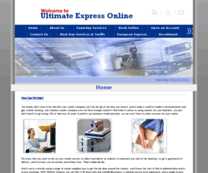 ultimate-express.com: Ultimate Express specialists in same day, next day, overnight, & 24hr nationwid
Ultimate Express specialists in same day, next days, overnight, & 24hr nationwide delivery services based in Bramley, Leeds.