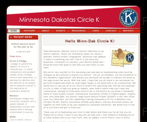 mndakcirclek.org: Welcome to the Minnesota Dakotas Circle K Website!
