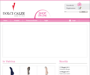 dolcicalzeshop.com: DOLCI CALZE SHOP - Vendita collant Made in Italy
Dolci Calze Shop - Produzione e vendita diretta calze e collant prodotti interamente 
in Italia con materie prime di qualita' e certificate.