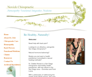 drdebnov.com: Novick Chiropractic
Homeopathic Health Services 