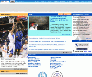 indstate.edu: Indiana State University : More. From day one.
The website of Indiana State University, Terre Haute, Indiana, USA