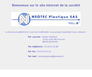 neotec-plastique.com: Neotec Plastique - Transformateur de matières plastiques : Plexiglas,
Polycarbonate, PVC, Polyéthylène, PA6, Téflon
