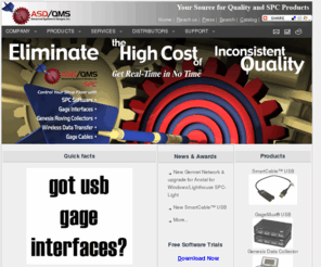 spcanywhere.com: ASDQMS is a manufacturer of gage interfaces and spc data collectors to connect Mitutoyo, Mahr Federal, Chicago Dial Indicator CDI, Starrett, Fowler, Ono Sokki and other gages to any SPC software
ASDQMS is a manufacturer of gage interfaces and spc data collectors to connect Mitutoyo, Mahr Federal, Fowler, Starrett, Chicago Dial Indicator CDI, Ono Sokki and other gages to any SPC software